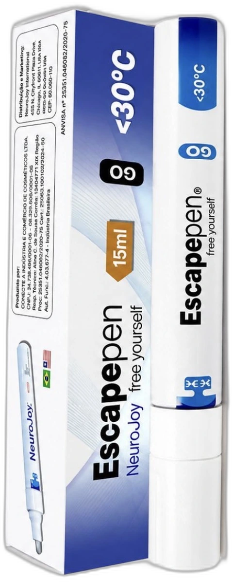 Escapepen NeuroJoy® — caneta inalável de bem-estar sensorial